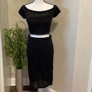 Express Crop & Midi Skirt Set